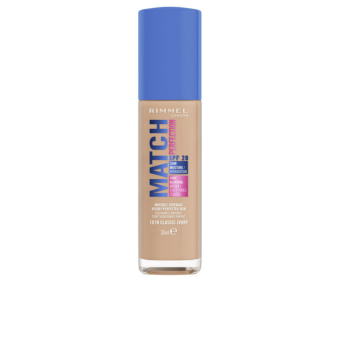 Rimmel London MATCH PERFECTION n° 101 - Ivoire Classique 30 ml Rimmel London MATCH PERFECTION n° 101 - Ivoire Classique 30 ml