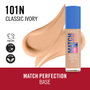Rimmel London MATCH PERFECTION n° 101 - Ivoire Classique 30 ml