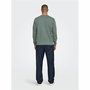 Sweat sans capuche homme Only & Sons Onsdan Unshed Reg Crew Neck Vert foncé