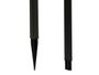 Ibergarden Balise Solaire Carrée Noire en Plastique 6.7x26x6.7 cm (Set de 24)