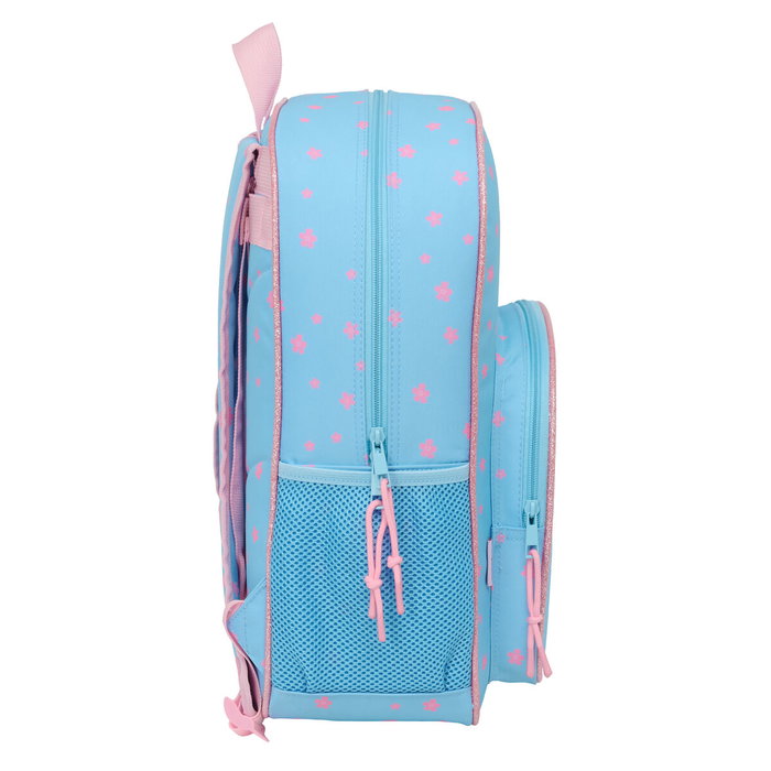 Cartable Lilo & Stitch Happy Bleu ciel 33 x 42 x 14 cm Cartable Lilo & Stitch Happy Bleu ciel 33 x 42 x 14 cm