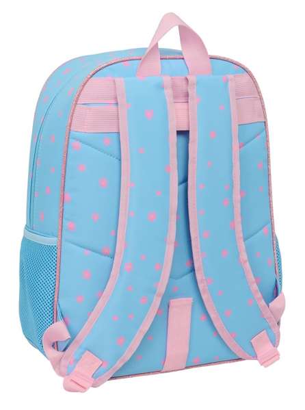 Safta Sac à dos transformable chariot Stitch "Happy" 33 x 42 x 14 cm pour enfant à partir de 3 ans
