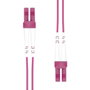 Garbot Câble Fibre Optique Multimode OM4 LC/LC PC, 0.5m, 50/125μm, Duplex