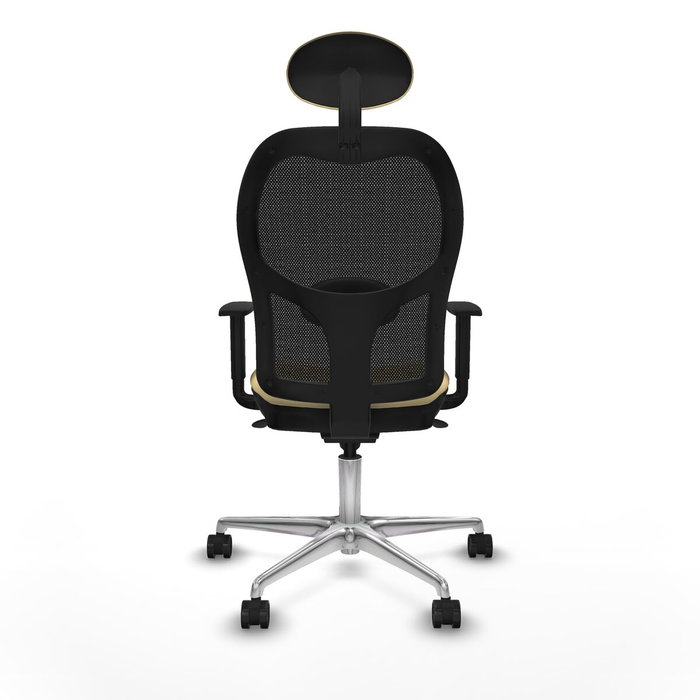 Piqueras y Crespo Chaise de Bureau avec Appui-tête Jorquera 1D086N1 Crème