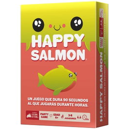 Asmodee - Juego Happy Salmon Ekisalm01Es - Jeu de cartes rapide et bruyant - Version espagnole