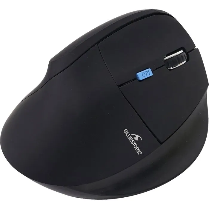 Bluestork Souris Ergonomique Sans Fil ERGO Rechargeable Noir et Touches Bleues Bluestork Souris Ergonomique Sans Fil ERGO Rechargeable Noir et Touches Bleues