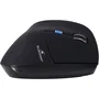 Bluestork Souris Ergonomique Sans Fil ERGO Rechargeable Noir et Touches Bleues