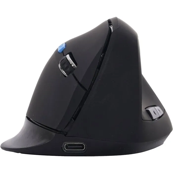 Bluestork Souris Ergonomique Sans Fil ERGO Rechargeable Noir et Touches Bleues Bluestork Souris Ergonomique Sans Fil ERGO Rechargeable Noir et Touches Bleues
