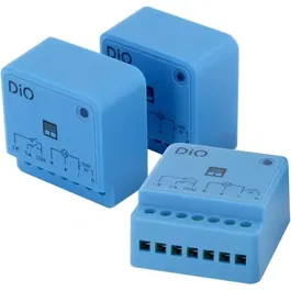 DIO CONNECTED HOME Kit de 3 modules connectés pour volets 433 MHz / ZIGBEE / Bluetooth - Contrôle par smartphone, télécommande et interrupteur