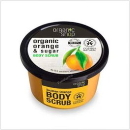ORGANIC SHOP Exfoliant Corporel Tonifiant Orange 250 ml