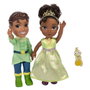 JAKKS PACIFIC - Poupée Tiana et Naveen - La Princesse et la Grenouille Disney - 15 cm - Avec Accessoires
