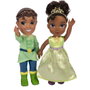 JAKKS PACIFIC - Poupée Tiana et Naveen - La Princesse et la Grenouille Disney - 15 cm - Avec Accessoires