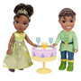 JAKKS PACIFIC - Poupée Tiana et Naveen - La Princesse et la Grenouille Disney - 15 cm - Avec Accessoires