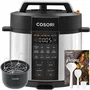 Cosori Multicuiseur - 5.7L - 12 Programmes de Cuisson - Jusqu'à 180°C - 1100W - Appareil 9-en-1 avec Écran LED et Livre de Recettes