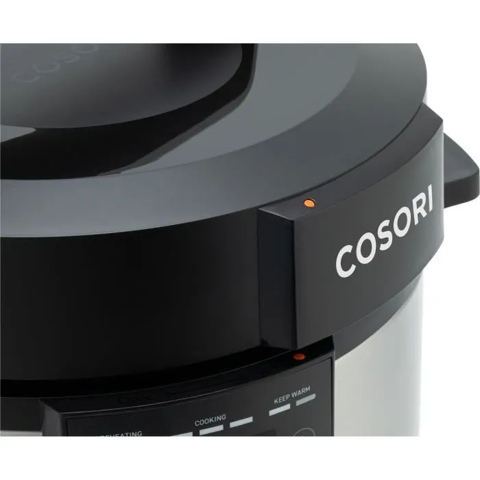 Cosori Multicuiseur - 5.7L - 12 Programmes de Cuisson - Jusqu'à 180°C - 1100W - Appareil 9-en-1 avec Écran LED et Livre de Recettes