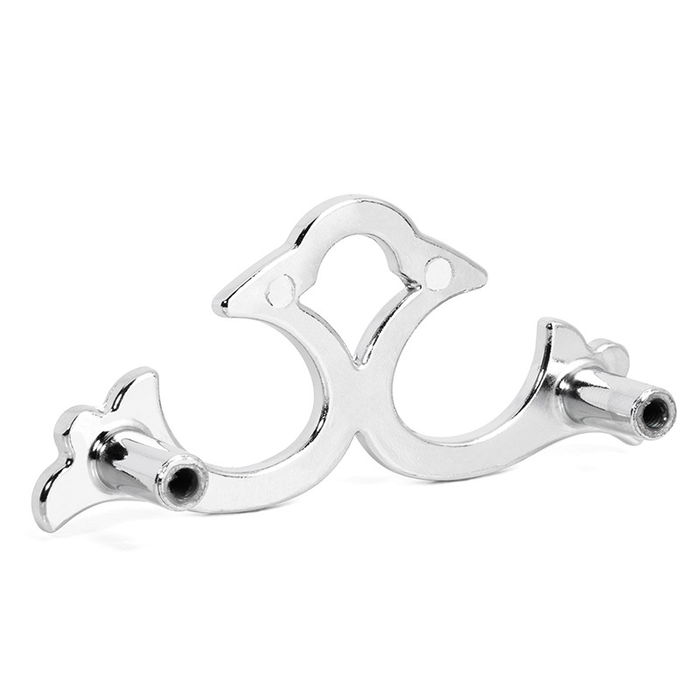 Trentadue Poignée de Meuble Cassi Zamak Finition Chrome Distance Trous 64mm