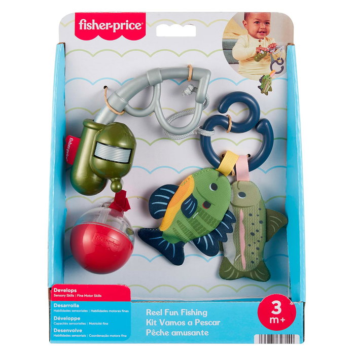 Fisher-Price Mini Yo Divertida Jhb50 - Jeu de pêche et jouets sensoriels pour bébé dès 3 mois Fisher-Price Mini Yo Divertida Jhb50 - Jeu de pêche et jouets sensoriels pour bébé dès 3 mois