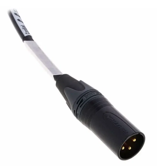 CORDIAL Câble Microphone XLR 5 m Doré