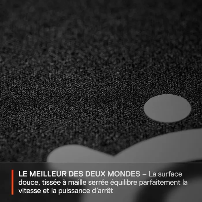 Steelseries - QcK Performance L - Tapis de souris gaming - 490 x 420 mm - Tissu, friction dynamique moyenne, 3.5 mm d'épaisseur - Balance Steelseries - QcK Performance L - Tapis de souris gaming - 490 x 420 mm - Tissu, friction dynamique moyenne, 3.5 mm d'épaisseur - Balance