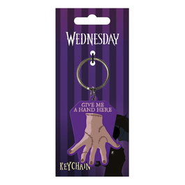 Pyramid International Porte-clés Wednesday Give Me A Hand en caoutchouc