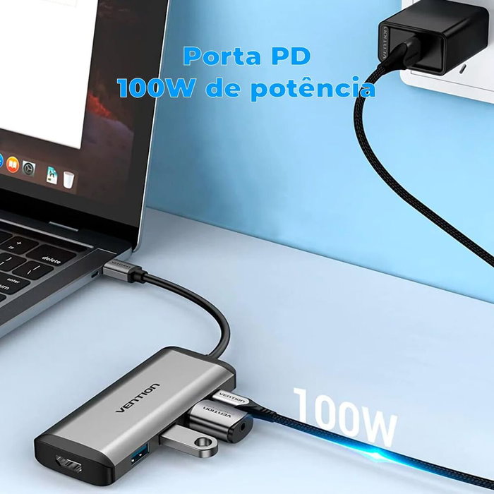 Hub USB Vention CNBHB Gris