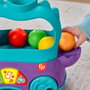 Fisher-Price - Triceratops à traîner Hnr52 - Jouet dino éducatif avec sons, chansons et œufs colorés amovibles - Version multilingue