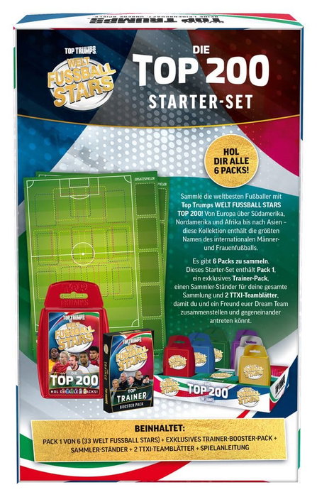 Winning Moves World Football Stars jeu de cartes 200 Starter Pack (Allemand)