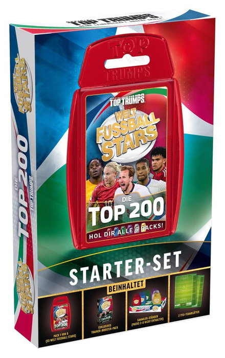 Winning Moves World Football Stars jeu de cartes 200 Starter Pack (Allemand)
