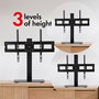 Support TV au sol MacLean MC-386 75" 40 kg