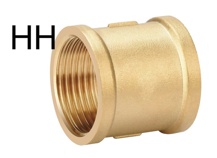 Manchon en laiton filetage femelle 1'' F270=A304 Manchon en laiton filetage femelle 1'' F270=A304