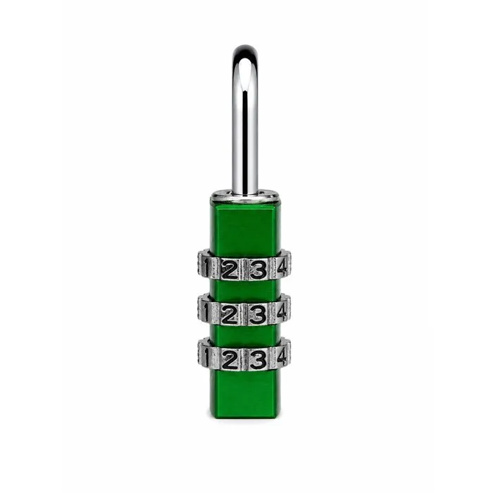 Abus Cadenas à combinaison 145/30, 3 chiffres, Aluminium vert