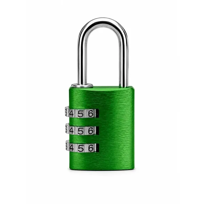 Abus Cadenas à combinaison 145/30, 3 chiffres, Aluminium vert