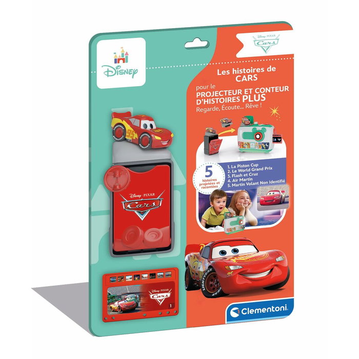Clementoni Recharge Projecteur Conteur d'Histoires Plus - Les Histoires de Cars