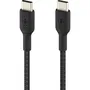 Belkin Cable USB-C vers USB-C 2 m Blanc Tressé Premium, Flexibilité Maximale