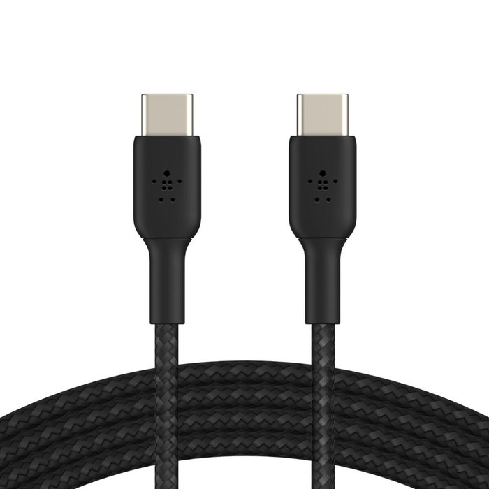 Belkin Câble USB-C vers USB-C tressé 2 m Blanc Belkin Câble USB-C vers USB-C tressé 2 m Blanc