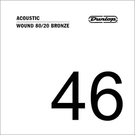 DUNLOPST Cuerda Acústica 80/20 Bronze .046