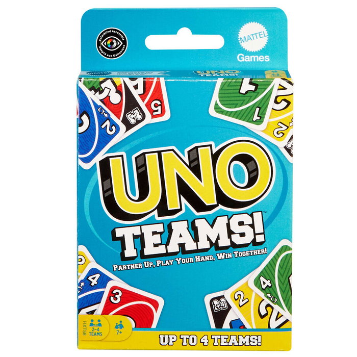Mattel UNO Teams - Jeu de cartes coopératif Mattel UNO Teams - Jeu de cartes coopératif