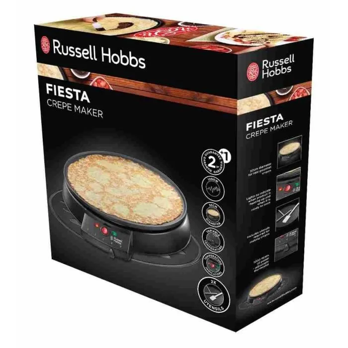 Russell Hobbs 20920-56 Crepiere Fiesta - 1200W - Ø30 cm