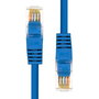 ProXtend Câble Ethernet CAT5e U/UTP Cuivre PVC Bleu 50 cm - Câble Réseau RJ45 Haute Performance avec Protection Antidérapante