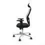 Piqueras y Crespo Chaise de Bureau avec Appui-tête Jorquera 2D086G1 Noir