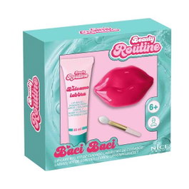 Nice Set de soin pour les lèvres avec baume, masque et applicateur