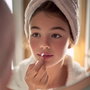 Nice Set de soin pour les lèvres avec baume, masque et applicateur