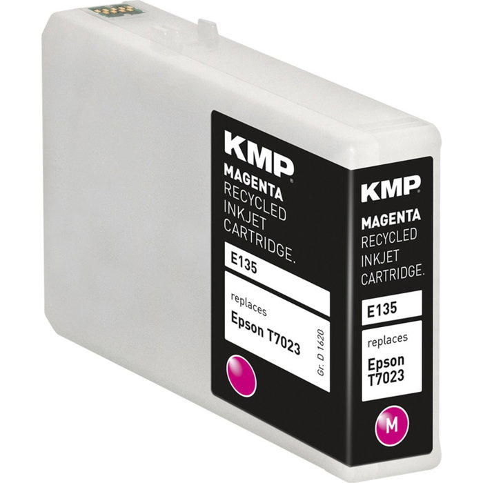KMP E135 Cartouche d'encre magenta compatible avec Epson T7023 KMP E135 Cartouche d'encre magenta compatible avec Epson T7023