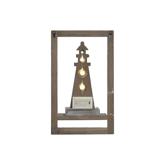 Home ESPRIT Lot de 2 Tableaux avec LED en Bois MDF 30 x 8 x 50 cm Home ESPRIT Lot de 2 Tableaux avec LED en Bois MDF 30 x 8 x 50 cm