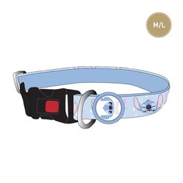 Cerdà Collar pour chien taille M-L motif Stitch T4M:M/L - Bleu clair