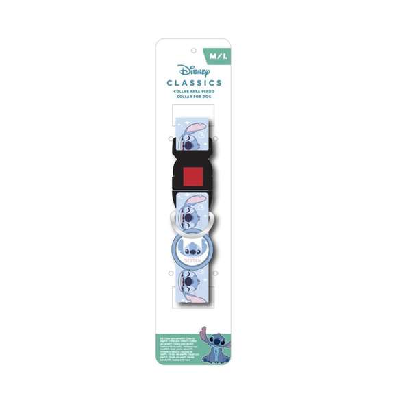 Cerdà Collar pour chien taille M-L motif Stitch T4M:M/L - Bleu clair Cerdà Collar pour chien taille M-L motif Stitch T4M:M/L - Bleu clair