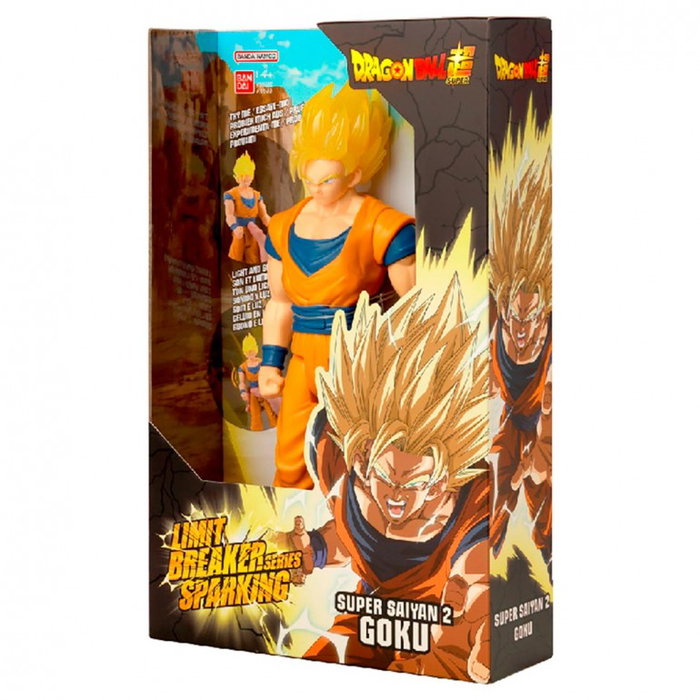 Bandai Limit Breaker Sparking Goku - Figurine Dragon Ball 30cm avec Lumières et Sons, Articulée