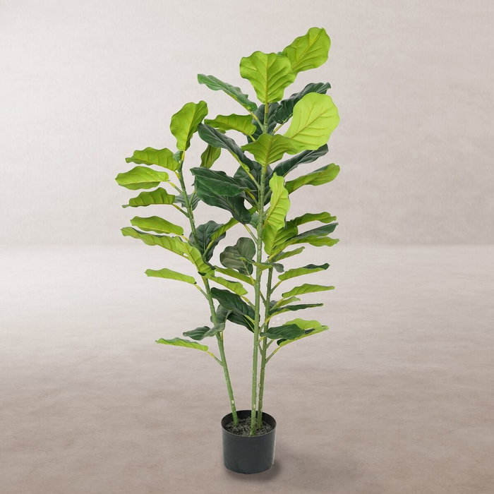 BigBuy Home Plante décorative Ficus 120 cm en Polyuréthane et Ciment BigBuy Home Plante décorative Ficus 120 cm en Polyuréthane et Ciment