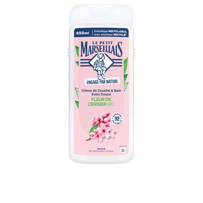 Le Petit Marseillais Crème de douche Fleur de cerisier 650 ml Le Petit Marseillais Crème de douche Fleur de cerisier 650 ml