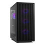 Nox Mesh Infinity Iota Boîte PC Gaming Argent Midi Tower ARGB USB 3.0 Noir